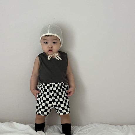lalaland/49. checker board half pants 6M-18M