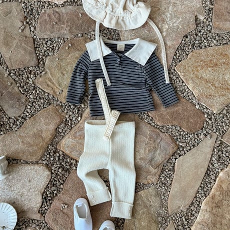 bebeholic/39. kenny collar T-shirt S(3-6M)-XL(18-24M)