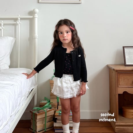 secondmoment/45. cherry set cardigan JS-JL