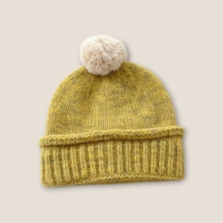 dudie/100. pompom knit hat FREE(48-52CM)