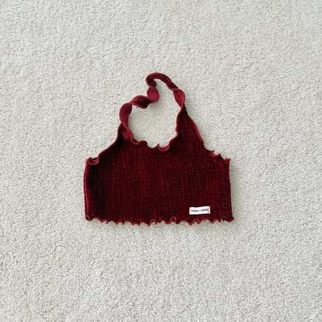 urbanrabbit/23. Velvet Halter Top JS-JM