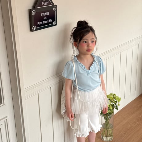 ninibello/47. shirring tutu T-shirt XS-XL