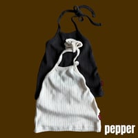 pepper/11. knit ailet holter sleeveless XS-XL