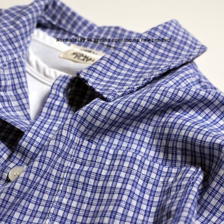 normalplay/66. series check shirt JS-JM