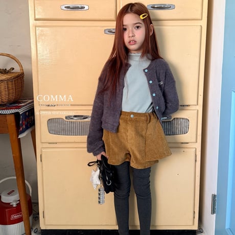 comma/73. embroidery cardigan 110-130