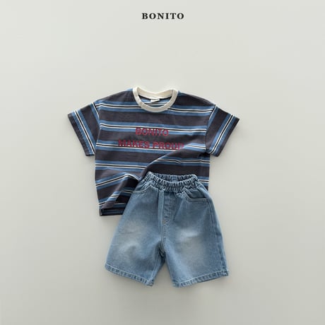 bonito/39. Proud Stripe T-shirt? JS-JM