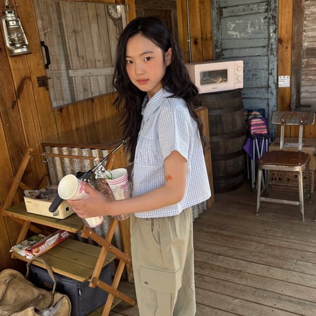 matilda/161. shirring collar blouse 5-13