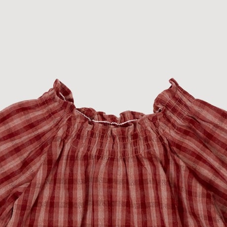 valubebe/19. check smoke blouse 6M-S