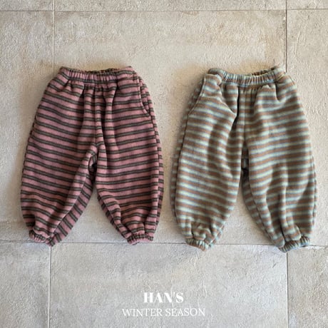 hans/27. multi ST jogger pants XXS-JS