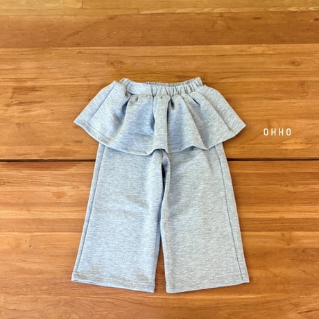 ohho/15. jenny fril rayerd pants S-2XL