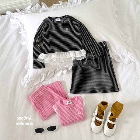 secondmoment/32. coco fril set XS-XL