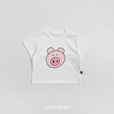 oottbebe/44. happy friends ( kids ) T-shirt XS(1-2Y)-XL(6-7Y)