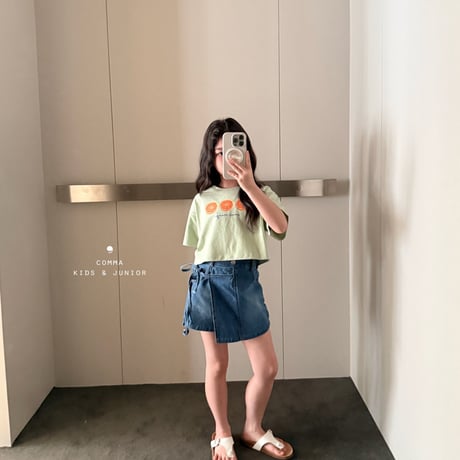 comma/52. fruit T-shirt 110-130