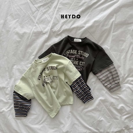 heydo/8. vintage double T-shirt JS-JL