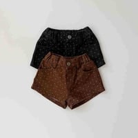 urbanrabbit/13. Polka Dot Denim Shorts JS-JM