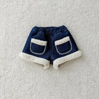 urbanrabbit/16. Shearling Denim Shorts XS-XL
