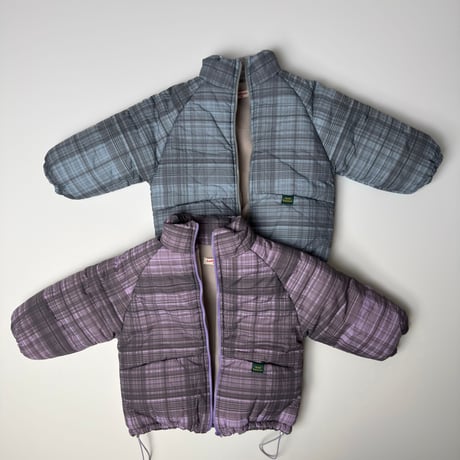 andbutter/57. Mode Check Padded Jacket JS-JM