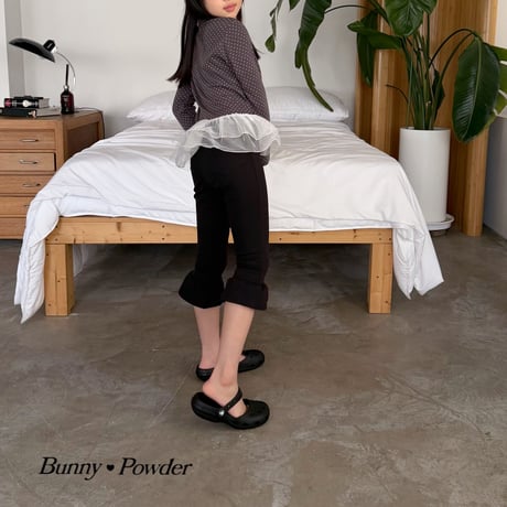 bunnypowder/115. fril cafri pants 2XL-4XL