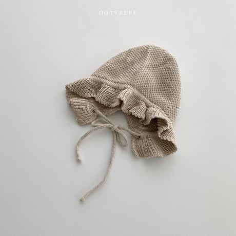 oottbebe/12. bonnet knit FREE(3M-2Y)