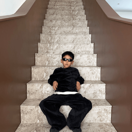 hibuddy/45. choco man-to-man S-XL