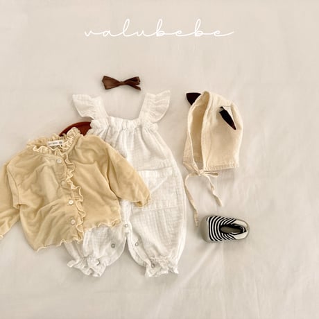 valubebe/94. fril wing overalls suit 6M-18M