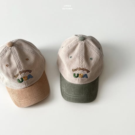 lindo/3. corduroy ball cap FREE