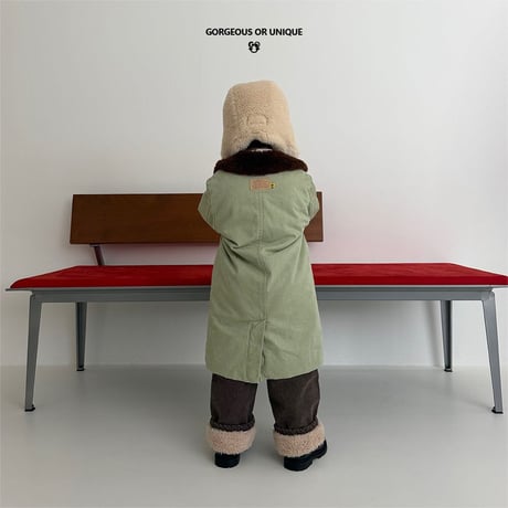 gou/114. osyare long coat JS(8-9Y)-JL(10-11Y)