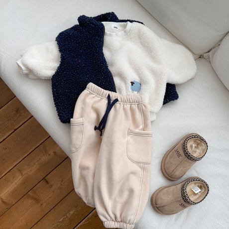 onu/9. pocket soft jogger pants BABY(12M)-XL(6-7Y)