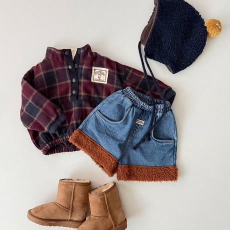 onu/28. denim sheep pants BABY(12M)-S(3-4Y)