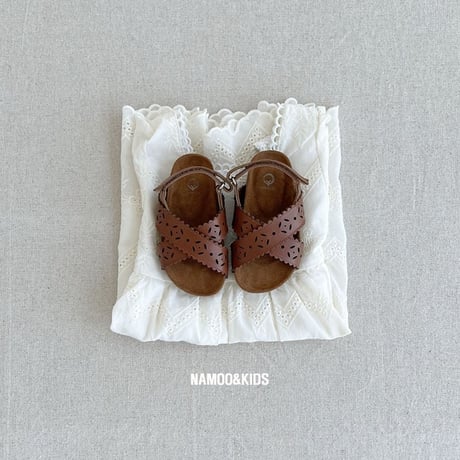 namoo/9. cream sandal 140-220