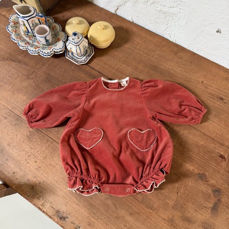 marron/10. heart suit 6M-18M