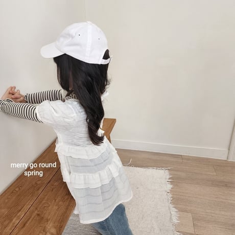 merrygoround/32. sisuru fril blouse XS-2XL