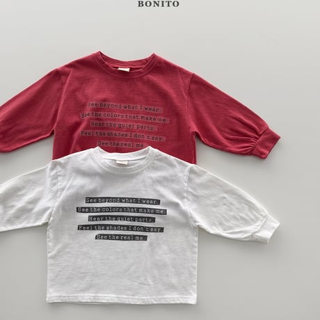bonito/87. lettering sibori T-shirt JS-JM
