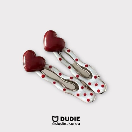 dudie/55. heart four pin FREE