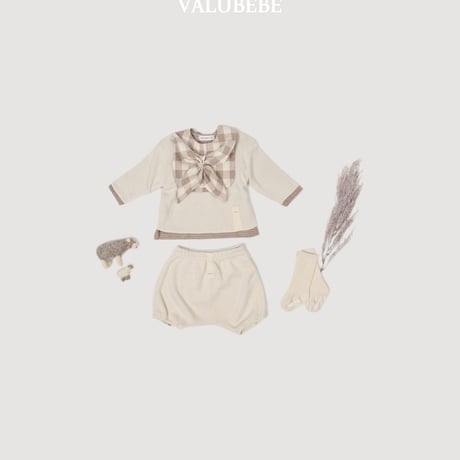 valubebe/90. check bib scarf FREE