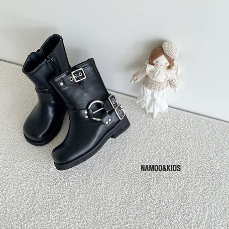 namoo/44. two buckle rider angle boots 160-230