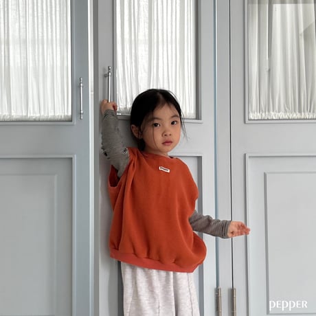pepper/29. waffle vest XS-XL