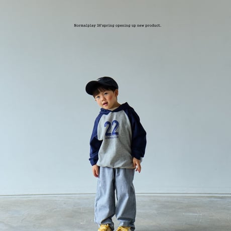 normalplay/14. 22 hood T-shirt 12M-XL