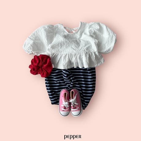 pepper/23. candy puff blouse XS-XL