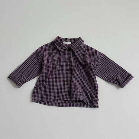 minirobe/15.  Lia Check Shirt  S-XL