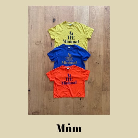 minimal/82. lecture T-shirt JS-JM