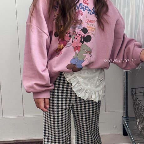 poisson/46. rody check pants S-XL