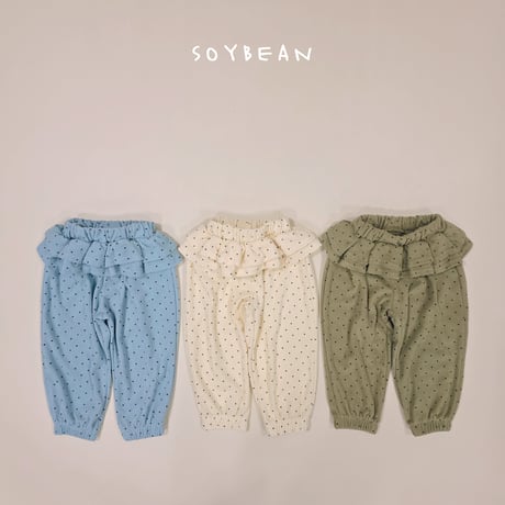 soybean/150. dot kangkang jogger pants XS-XL