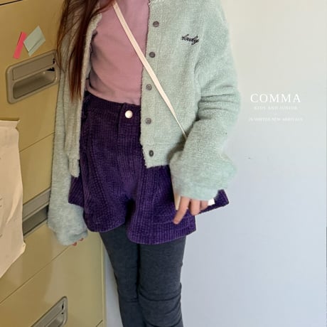 comma/74. embroidery cardigan 140-150