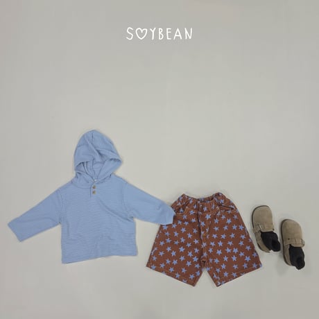 soybean/23. stripe button hoody JS-JM