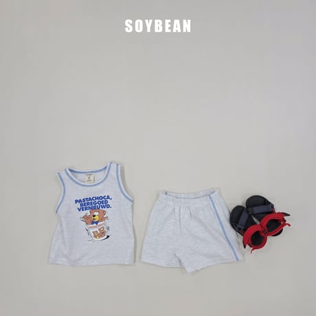 soybean/166. plan ) bear vintage updown set JS-JM