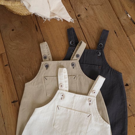 bebeholic/9. day overalls suit S(3-6M)-XL(18-24M)