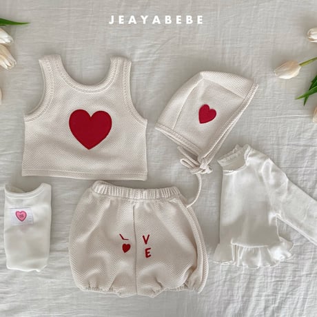 jeayabebe/13. cully ( bonnet ) set S(3-6)-M(6-12)