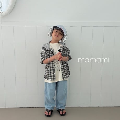 mamami/69. checks T hood XS-XL