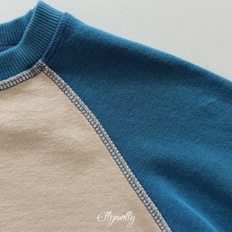 ellymolly/118. raon two color ragran T-shirt 3-11